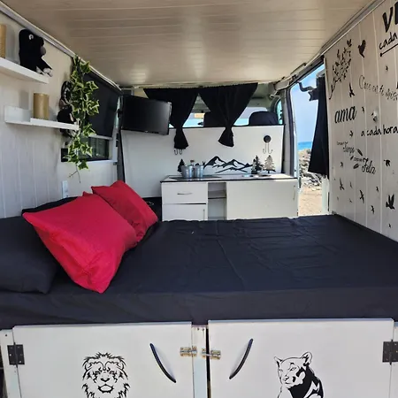 Furgoneta Camper Campingplads